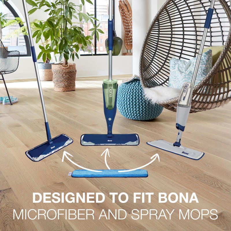 Bona Mop Microfiber Deep Cleaning Pad for Hardwood & Hard Surface Floors - 1-Pack - For Use With Bona Mops - Dual Zone Cleaning - Image 5
